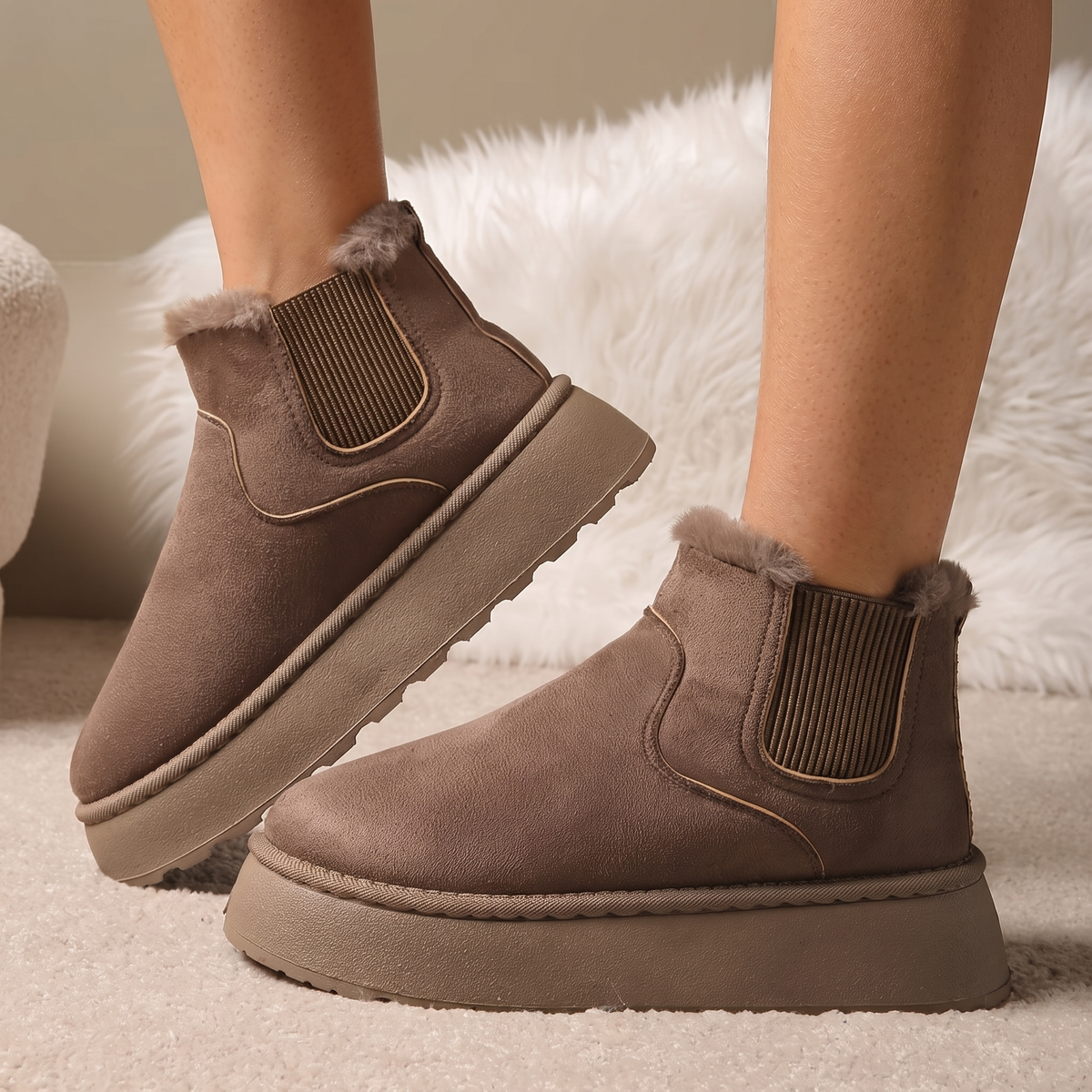 WohlWarm™ Gefütterte Komfort-Winterstiefel