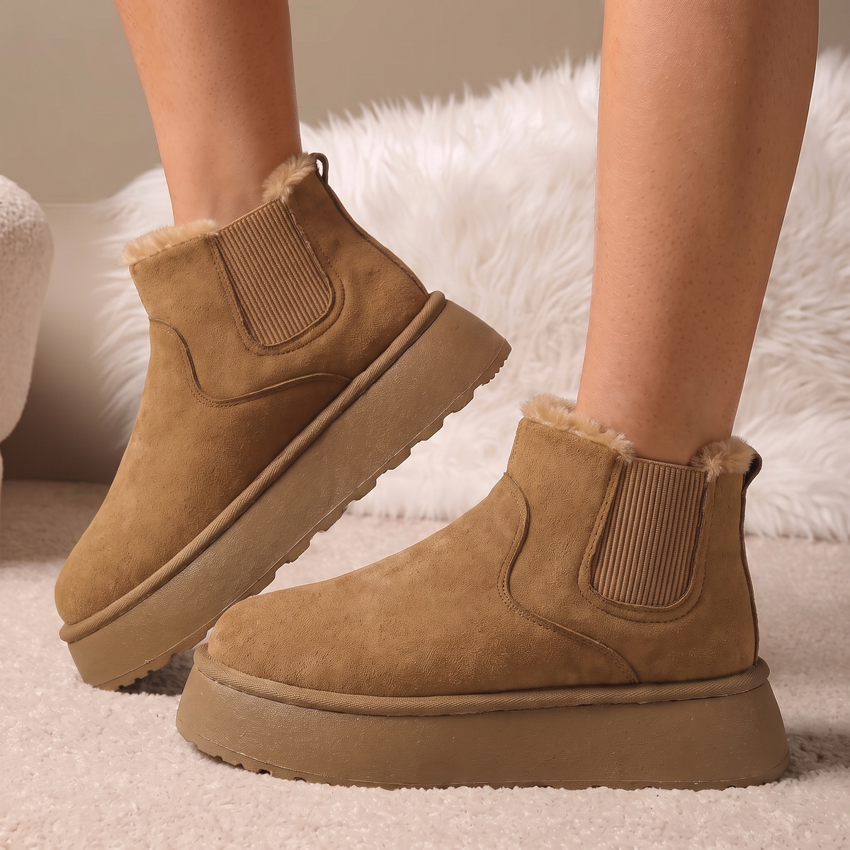 WohlWarm™ Gefütterte Komfort-Winterstiefel