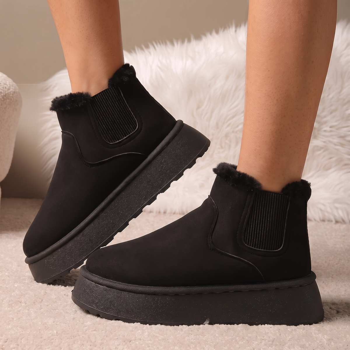 WohlWarm™ Gefütterte Komfort-Winterstiefel