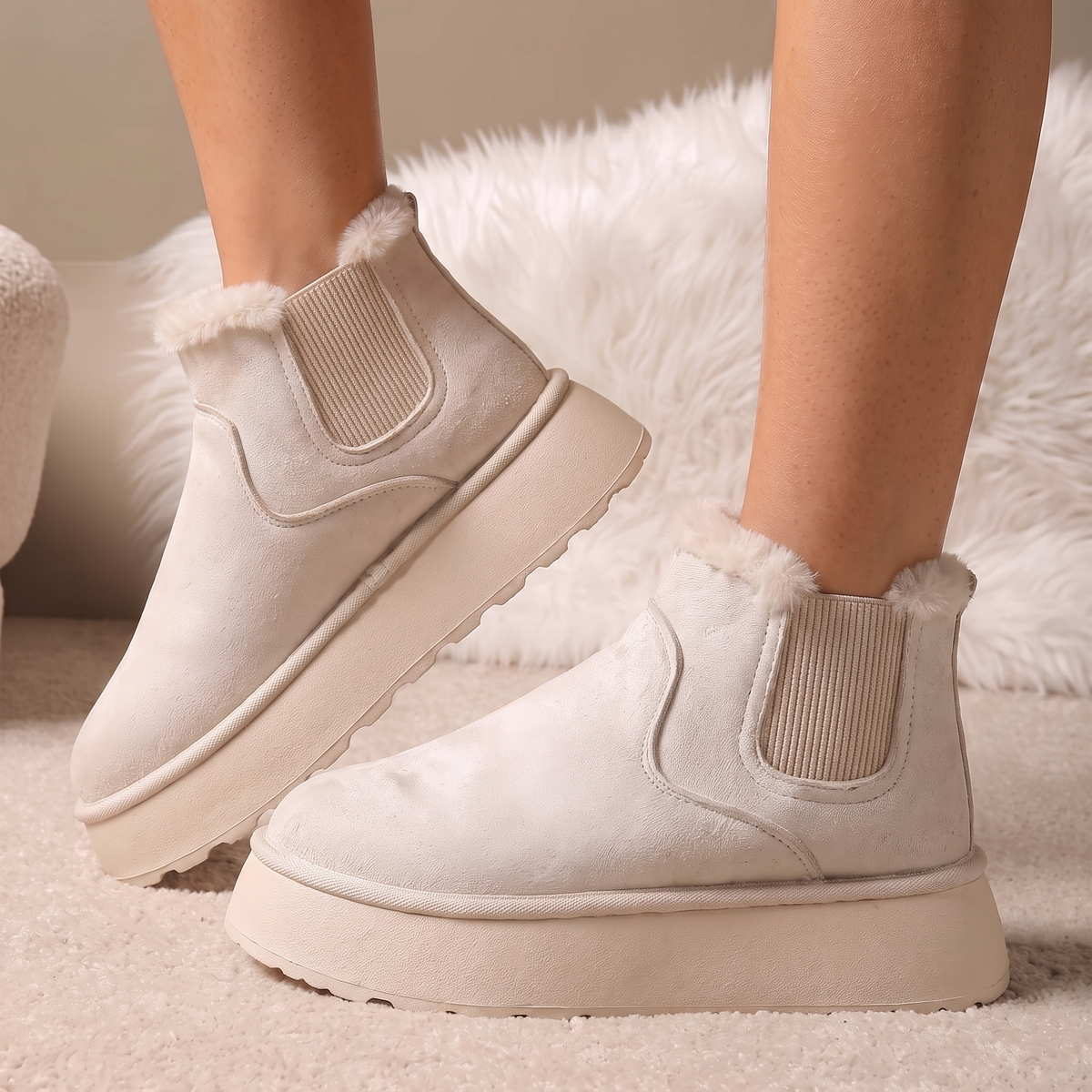 WohlWarm™ Gefütterte Komfort-Winterstiefel